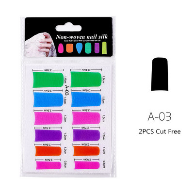 2/10KOM Nastavci za nokte od staklenih vlakana za izradu UV gelom francuska manikura Akrilni oblici za nokte od staklenih vlakana Salon Savjeti za alat Dodatak