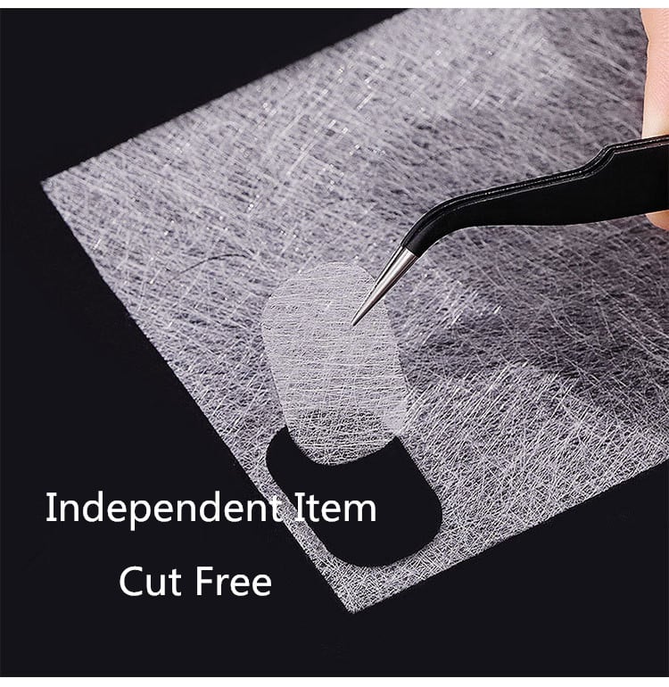 2/10KOM Nastavci za nokte od staklenih vlakana za izradu UV gelom francuska manikura Akrilni oblici za nokte od staklenih vlakana Salon Savjeti za alat Dodatak