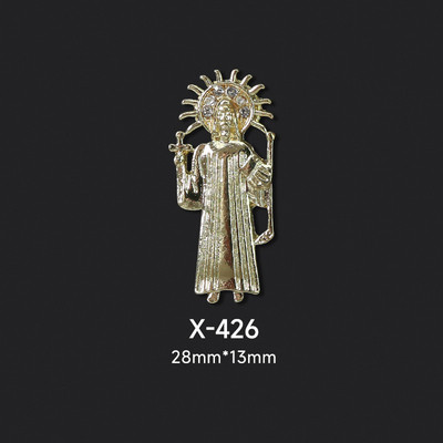 10 komada zmajevih privjesaka za nokte Retro legura Zlato Srebro Nokti Nakit DIY Ukrasni pribor za nokte Metalni dodaci