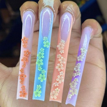 Ακρυλικό κρύσταλλο 3D Flower Nails Art Διακόσμηση Μικτών Μεγεθών Florets Χάντρες Nail Charms Αξεσουάρ μανικιούρ