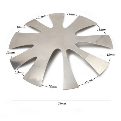 Pro 9 Veličina Oval-Shade Easy French Smile Line Edge Trimmer Cutter Acrylic Nail Tips Kalup Vodilice White Pink Friench Design Tools