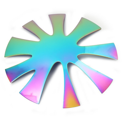 Pro 9 Veličina Oval-Shade Easy French Smile Line Edge Trimmer Cutter Acrylic Nail Tips Kalup Vodilice White Pink Friench Design Tools