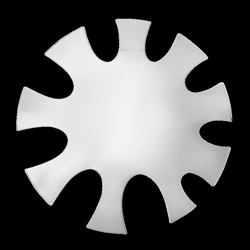 Pro 9 Veličina Oval-Shade Easy French Smile Line Edge Trimmer Cutter Acrylic Nail Tips Kalup Vodilice White Pink Friench Design Tools