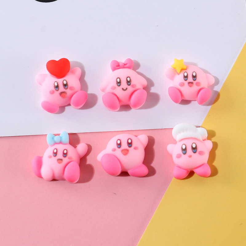 12db Rajzfilm Pink Nail Art Charms Kawaii 3D aranyos köröm strassz dekoráció manikűr kiegészítők