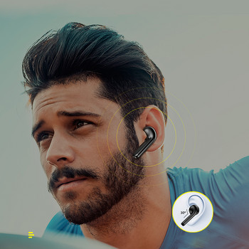 Awei T15 Bluetooth 5.3 Слушалки Нови оригинални безжични слушалки Earbud Геймър HiFi слушалки с микрофон Спортни слушалки Earhook