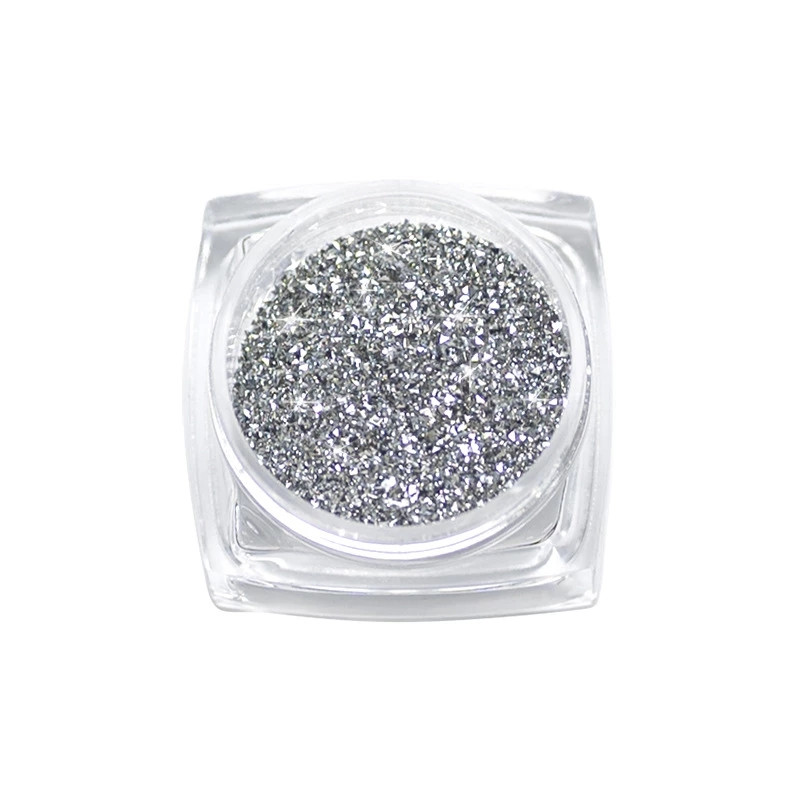Reflektirajući Pixie Glitter Crystal Nails Rhinestones Charm Diamond Sparkle Micro Drill Nail Art DIY Decoration Tips