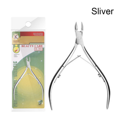Professzionális köröm kutikula csipesz rozsdamentes acél 501 arany vágó körömdíszítő eszközök ollós körömvágó olló manikűr eltávolító