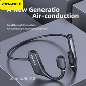 Awei A889BL Bluetooth 5.0 slušalice s zračnom provodljivošću Sportske slušalice Bežične slušalice za trčanje HIFI Handsfree slušalice Besplatna dostava