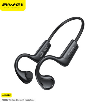 Awei A883BL/A886BL Bluetooth слушалки, безжични слушалки с микрофон, стерео спортни слушалки с шумопотискане, слушалки, слушалки, NFC функция