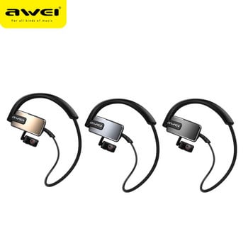 Awei A883BL/A886BL Bluetooth Ακουστικά Ασύρματο ακουστικό με Mic Stereo Sport Noise Cancelling Headset Earbud NFC