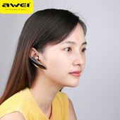 Awei N1 Wireless Bluetooth Earphones Business Earbuds Ακουστικά για ένα αυτί με μικρόφωνο Hand Free ακουστικό για iPhone Android