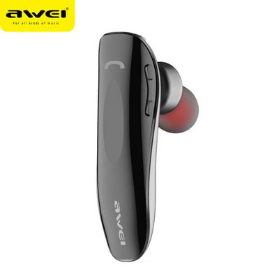Awei N1 Wireless Bluetooth Earphones Business Earbuds Ακουστικά για ένα αυτί με μικρόφωνο Hand Free ακουστικό για iPhone Android