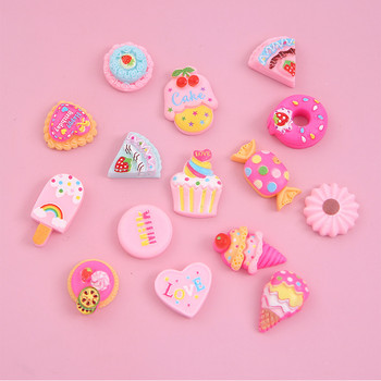 20 τεμ./Παρτίδα Kawaii Nail Art Decoration Charms Mixed Cute Cream Cake Ice-Cream Nail Art αξεσουάρ για DIY μανικιούρ