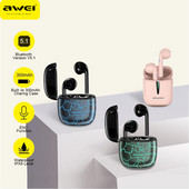 Awei T28Pro/T28/T28P TWS Bezdrôtové Bluetooth slúchadlá do uší Basové slúchadlá Mini slúchadlá s mikrofónom RGB Herné slúchadlá