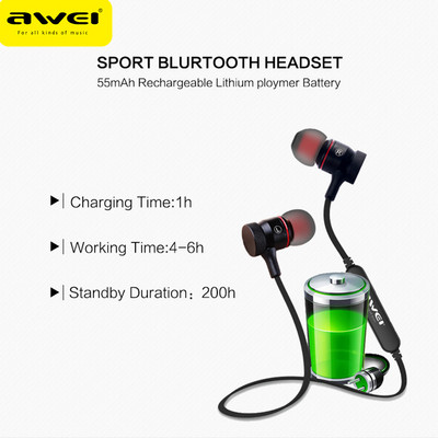 Awei A920BL/B926BL Ασύρματο Bluetooth Ακουστικά Αθλητικά Ακουστικά Auriculares Ασύρματα ακουστικά για κινητά τηλέφωνα Dropship