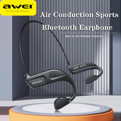 Awei A889 pro Air Conduction Bežične slušalice Sportske slušalice Fone Bluetooth slušalice za trčanje Handsfree slušalice s mikrofonom