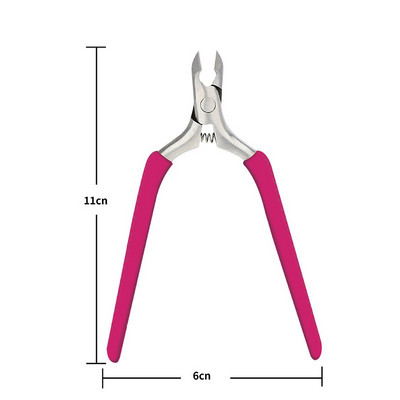 Spalvingos Olecranon žirklės kojų nagų įaugusios negyvos odos šalinimo priemonė nagų dailės odelių odelių kirpimo mašinėlė kraštų kirpimo priemonė manikiūro replės priemonė