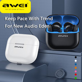 Awei T1pro TWS Bežične slušalice Bluetooth 5.3 Slušalice Sportske slušalice s mikrofonom In-Ear Slušalice Touch Control Fone Bluetooth