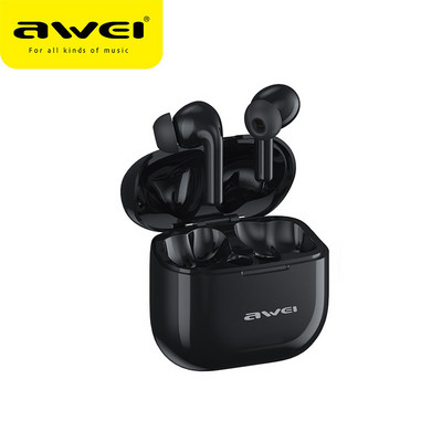Awei T1pro TWS Bežične slušalice Bluetooth 5.3 Slušalice Sportske slušalice s mikrofonom In-Ear Slušalice Touch Control Fone Bluetooth