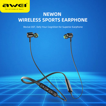 Awei G30BL/A920BL Bluetooth слушалки с лента за врат Безжични спортни CNC слушалки Водоустойчиви стерео качество на звука за поставяне в ухото Дропшиппинг