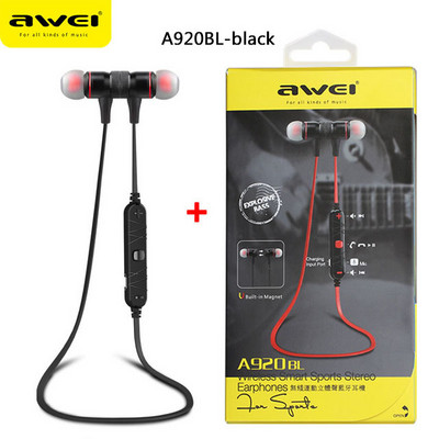 Awei G30BL/A920BL Ακουστικά Bluetooth Neckband Ασύρματα Αθλητικά Αθλητικά CNC Αδιάβροχα in-ear Stereo Ποιότητα ήχου Dropshipping