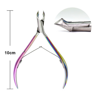 Arte Clavo šareni gurač zanoktica pinceta šišač za uklanjanje mrtve kože šišač za uklanjanje UV gela od nehrđajućeg čelika gurač alati za uređenje noktiju