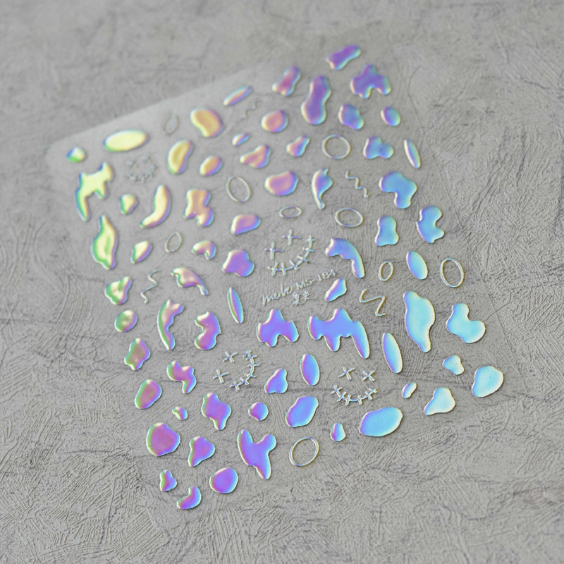 1 laparany 3D körömdíszítő matricák geometriai dombornyomott vonalú ragasztó matricák körömcsúcsok díszítéshez manikűr kellékek