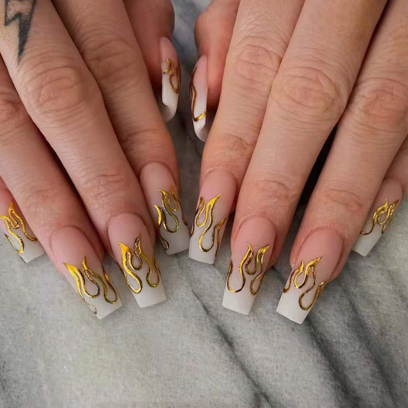 Arany Ezüst Köröm Fólia Rózsa Arany Csillogó Égbolt Celofán Nail Art Transzfer matricák Csúszka matrica Manikűr Dekoráció