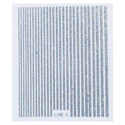 3D holograafilised jooned küünekleebised triibud tähed geomeetria disain küünekleebised ülekandmine liugur maniküüri kaunistus