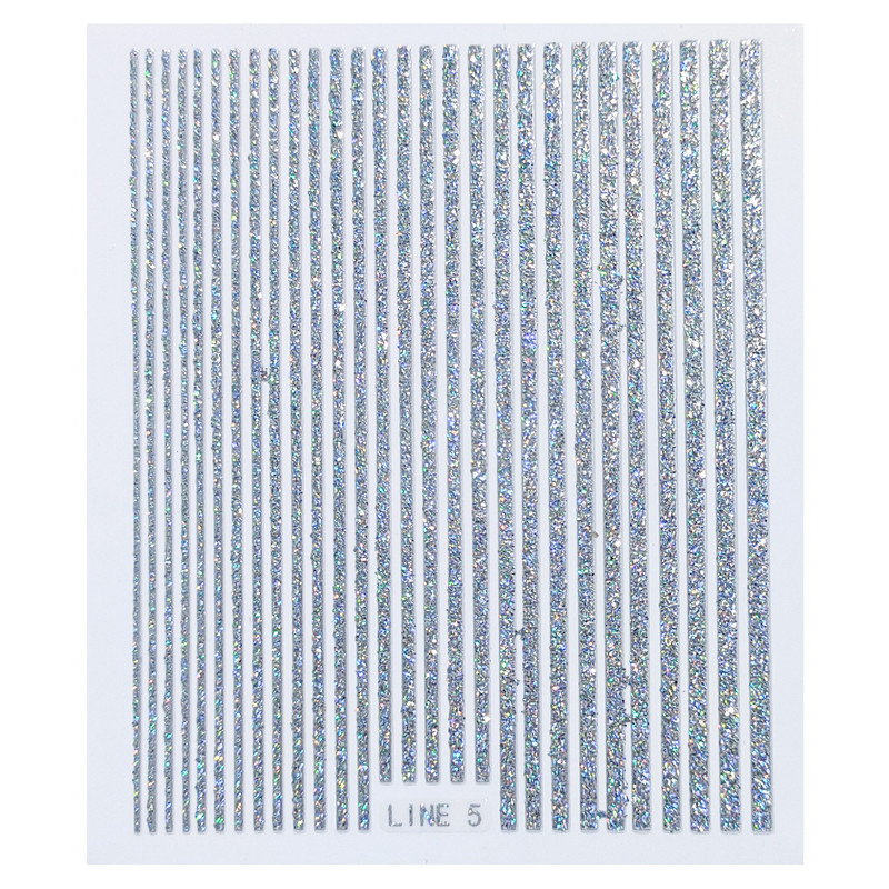 3D holograafilised jooned küünekleebised triibud tähed geomeetria disain küünekleebised ülekandmine liugur maniküüri kaunistus