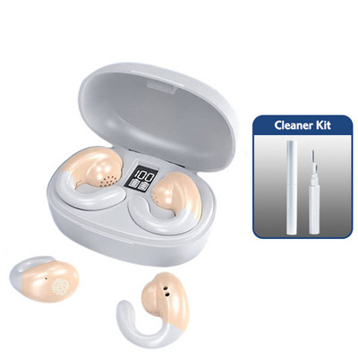 Kaulų laidumo belaidės ausinės TWS Bluetooth 5.2 ausinės LED vandeniui atsparios ausinės HiFi sportinės ausinės ausinės kabliukas su mikrofonu