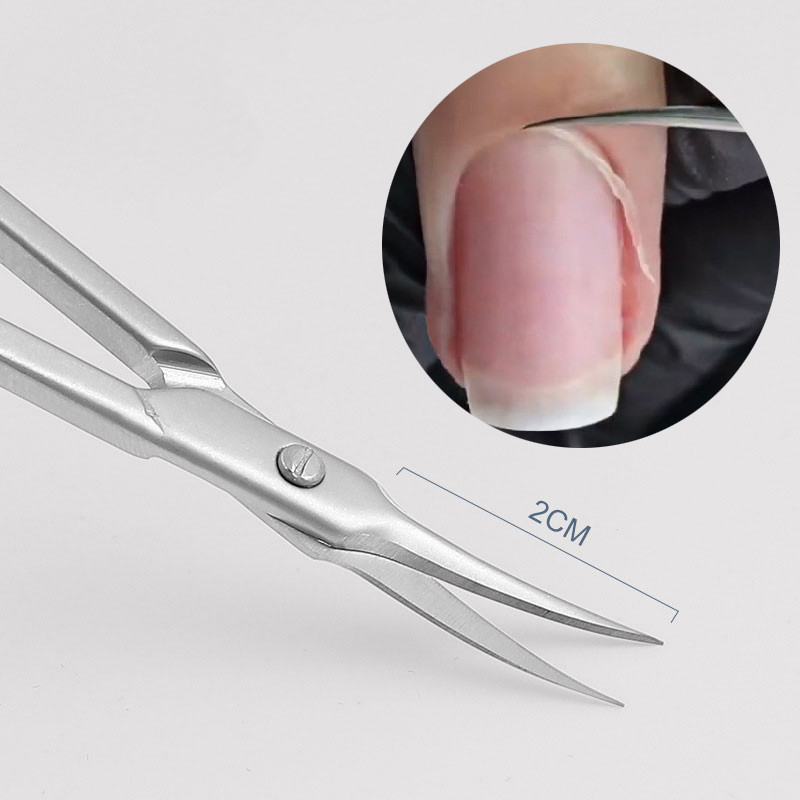 Odelių žirklės ir odelių stūmiklis manikiūrui Nagų odelių kirpimo mašinėlė Dead Skin Remover Nerūdijančios rusiškos nagų žirklės