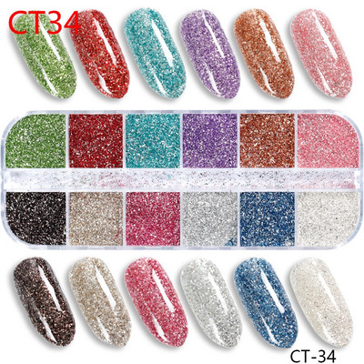 12 värvi küüned abalone kest fragmendid tekstuur naturaalne merekarp 3d sädelev küünte kunst kaunistus puuder litrid ilutööriistad