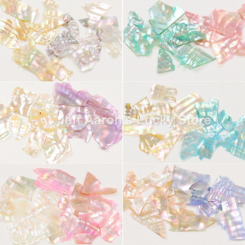 12 värvi küüned abalone kest fragmendid tekstuur naturaalne merekarp 3d sädelev küünte kunst kaunistus puuder litrid ilutööriistad