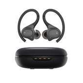 Căști bluetooth sport cu microfon Noise Cancel Căști fără fir Bluetooth 5.1 HiFi Stereo Cârlige pentru urechi pentru alergare Căști fără fir