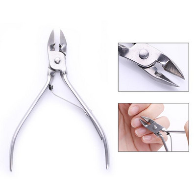 Professzionális Nail Art Clipper Speciális típusú hamis hegyek Élvágók Pedikűr Manikűr Színes, rozsdamentes acél körömdíszítő eszközök
