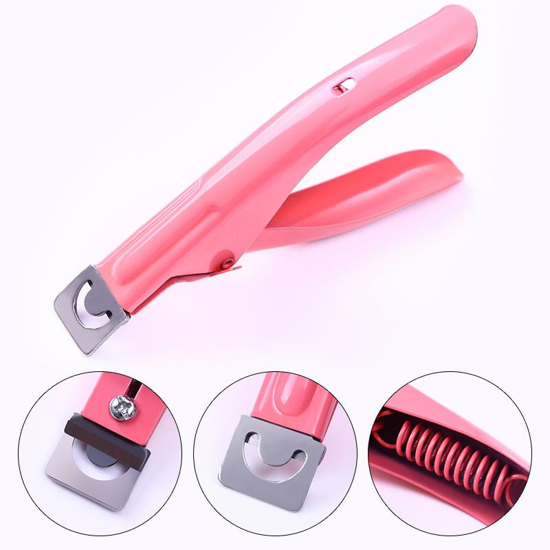 Professzionális Nail Art Clipper Speciális típusú hamis hegyek Élvágók Pedikűr Manikűr Színes, rozsdamentes acél körömdíszítő eszközök