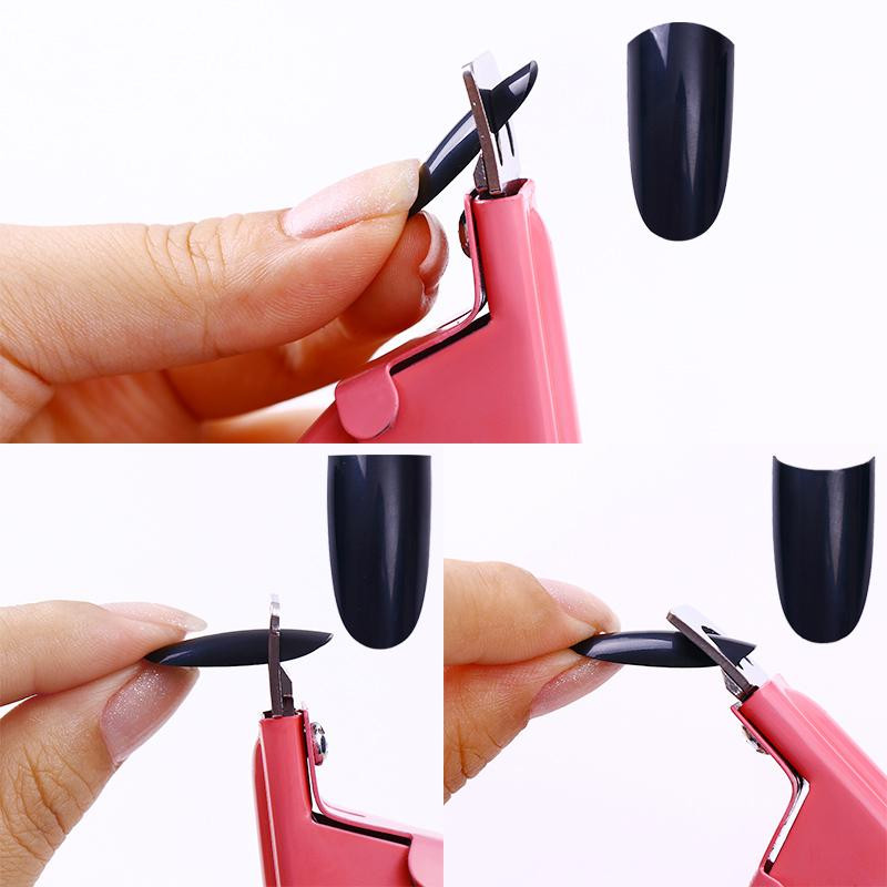 Professzionális Nail Art Clipper Speciális típusú hamis hegyek Élvágók Pedikűr Manikűr Színes, rozsdamentes acél körömdíszítő eszközök