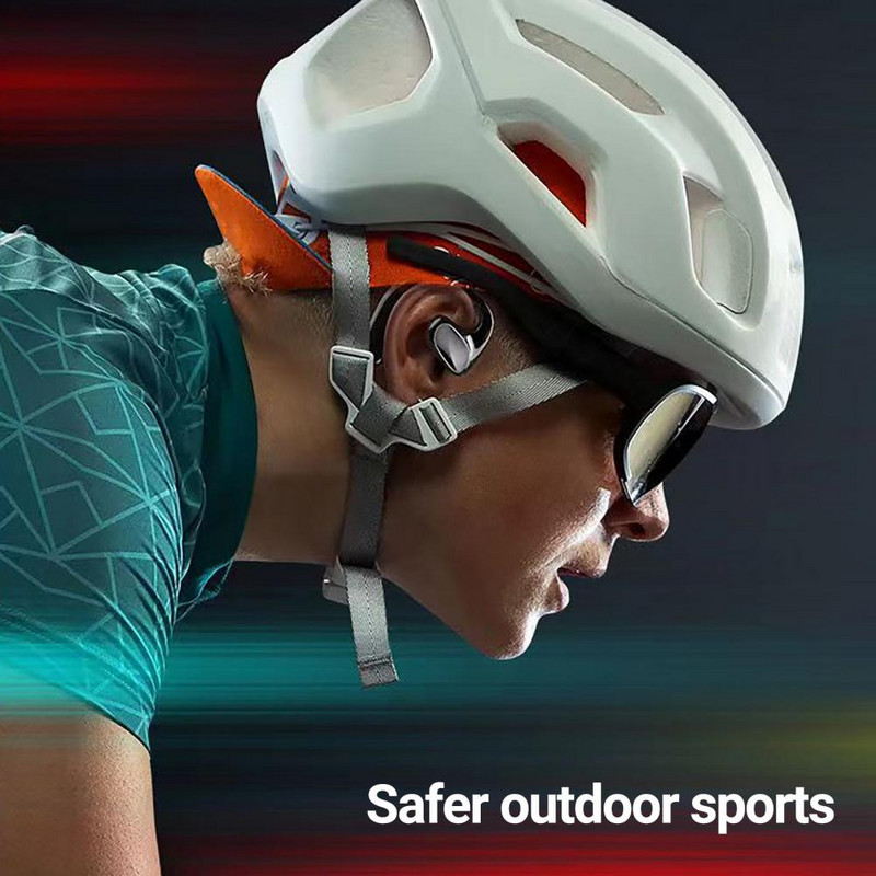 Fülhallgató Kiváló minőségű Bluetooth-kompatibilis 5.1 HiFi Bone Conduction Sportfülhallgató Könnyű vezeték nélküli fülhallgató