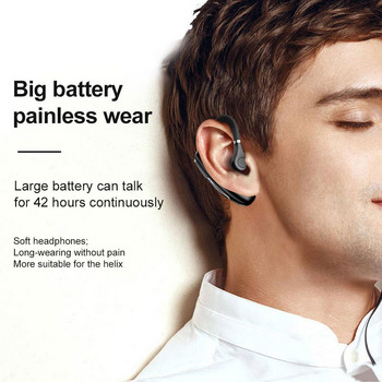 Ασύρματο ακουστικό M50 Smart Bluetooth Earbuds Ear Hook Long Standby Sport ακουστικό Handsfree Έλεγχος έντασης ήχου