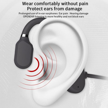 Слушалки DYY-1 спортни бягане безжични колоездене костна проводимост без уши Bluetooth слушалки дълги, за да бъдат устойчиви на пот и водоустойчиви