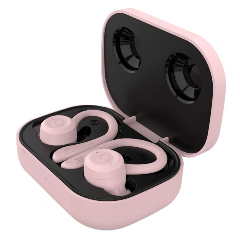 TWS Bluetooth 5.1 IPX6 Αδιάβροχο κιβώτιο φόρτισης Ασύρματα ακουστικά Ear Hook Earbuds Αθλητικά ακουστικά για Android