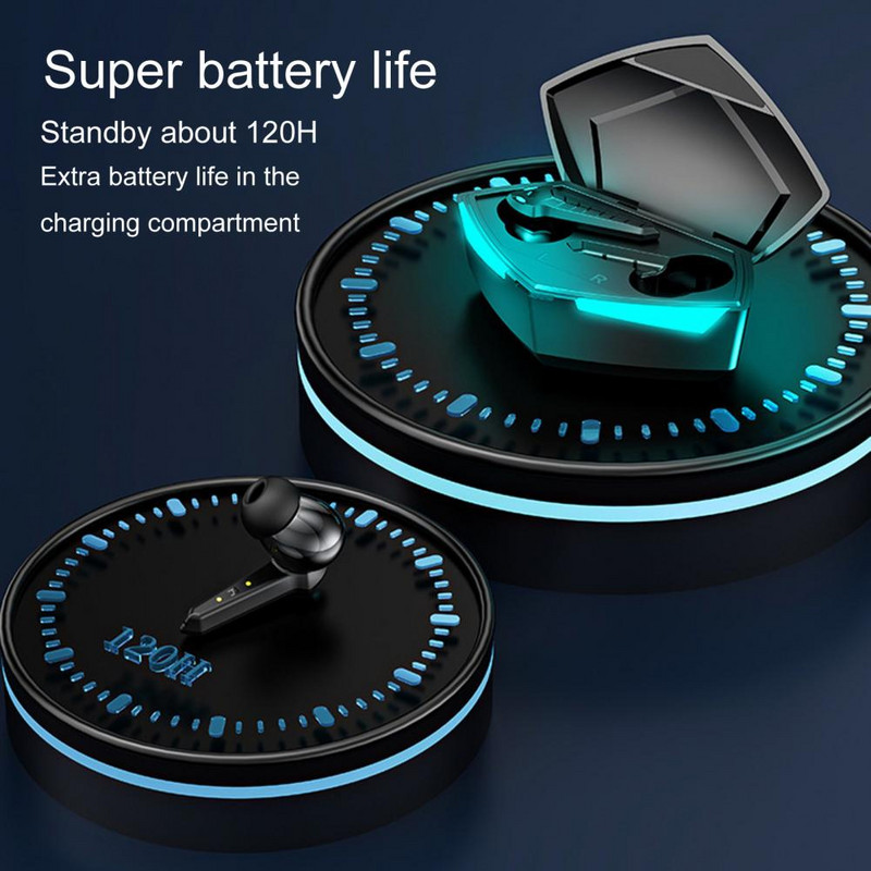 Ασύρματο ακουστικό gaming P30 Χωρίς επαγωγική καθυστέρηση TWS 5.1 Ακουστικό Bluetooth χαμηλής ισχύος In-ear Cool Technology Light Effect