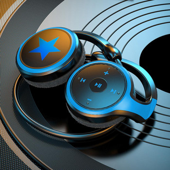 3 в 1 Bluetooth 5.0 Слушалки Слушалки, монтирани на врата MP3 плейър FM радио Поддръжка на TF карта