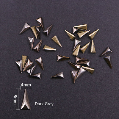 50 vnt. ilgo trikampio straso nagų dailės dekoravimo krištoliniai akmenys brangakmeniai blizgantys strėlės nagai aksesuarai krištoliniai manikiūro dekoro reikmenys