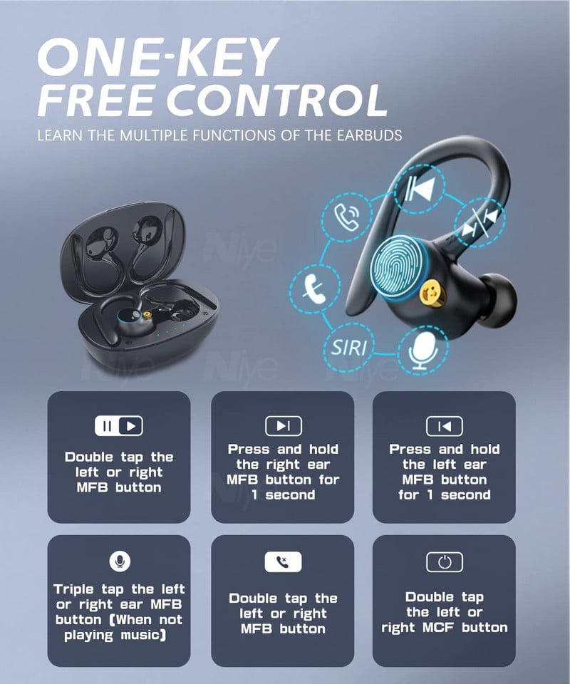 70H Bezdrôtové slúchadlá do uší TWS Bluetooth 5.2 Športové bezdrôtové Bluetooth slúchadlá Inteligentné slúchadlá s potlačením hluku