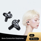 Ακουστικά Real Bone Conduction Ασύρματα TWS Earbuds Bluetooth Ακουστικά Ακουστικά Ακουστικά Sound for Sports Running Headger for Blindman