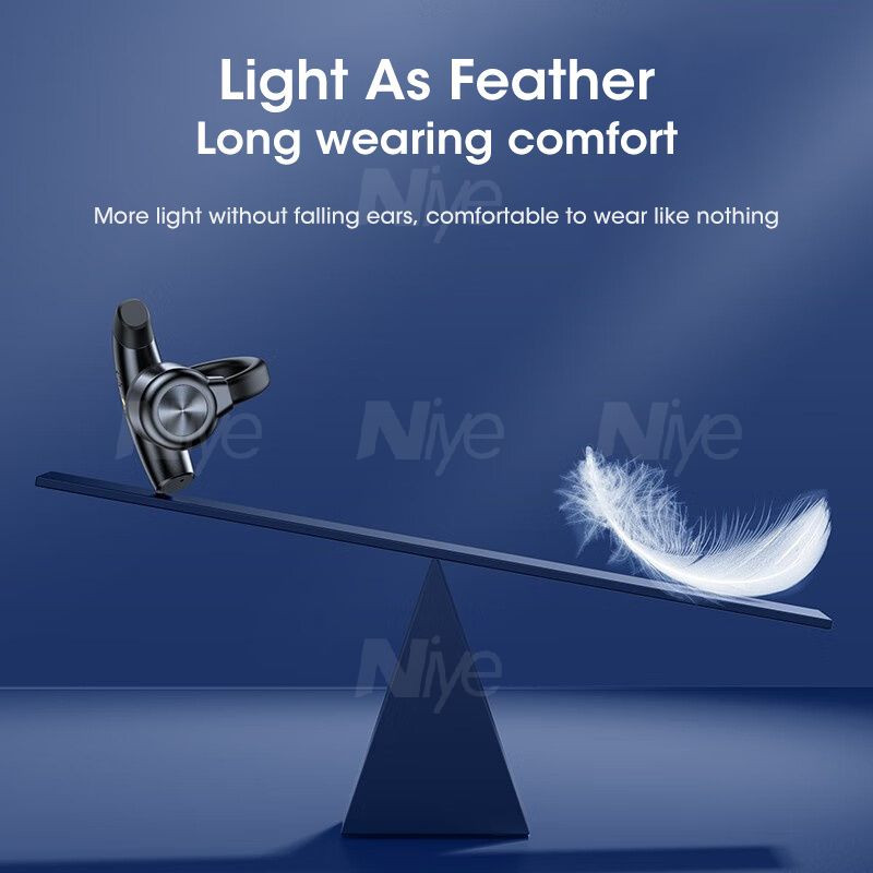 Ακουστικά Real Bone Conduction Ασύρματα TWS Earbuds Bluetooth Ακουστικά Ακουστικά Ακουστικά Sound for Sports Running Headger for Blindman