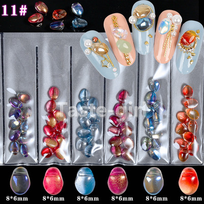 Novopridošli 60PCS 3D ukrasi od smole za nokte cvjetni ukrasi za nokte sa kamenčićima čarolije nakit kameni dodaci za nokte SZH