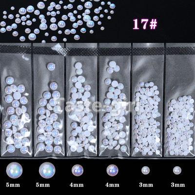 Novopridošli 60PCS 3D ukrasi od smole za nokte cvjetni ukrasi za nokte sa kamenčićima čarolije nakit kameni dodaci za nokte SZH